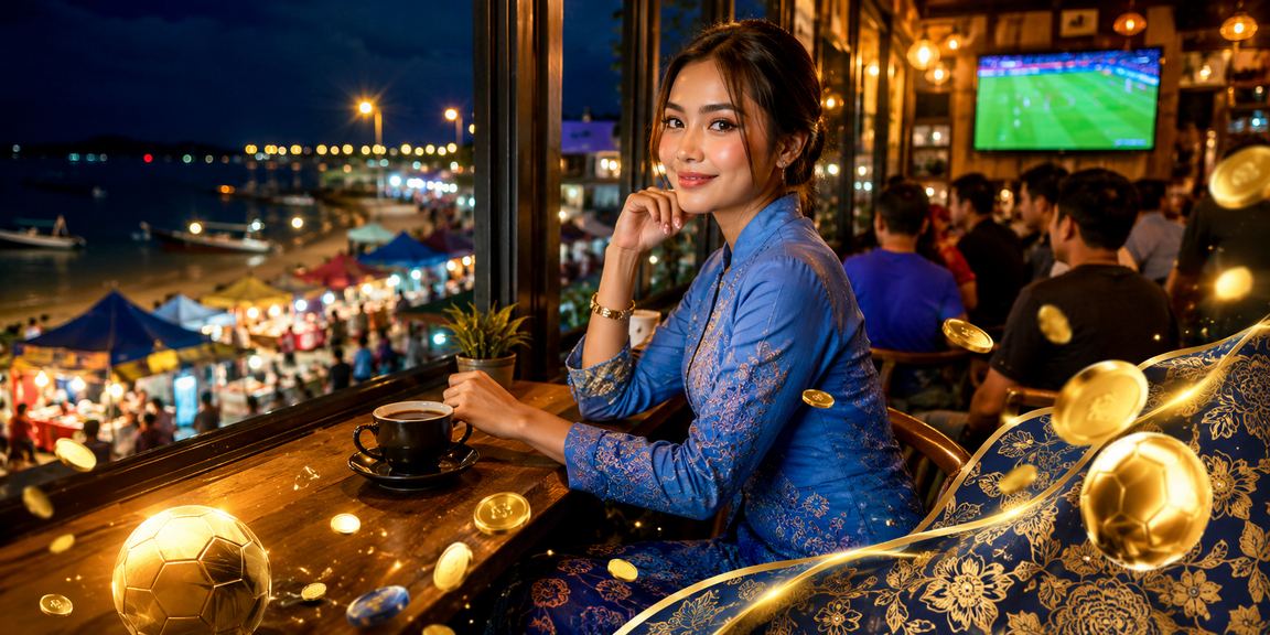 Pengguna Malaysia membuat deposit dengan pakaian tradisional